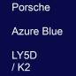 Preview: Porsche, Azure Blue, LY5D / K2.